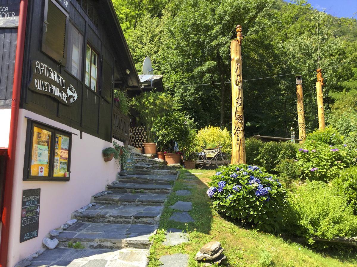 Hostel Baracca Backpacker Aurigeno Exteriér fotografie